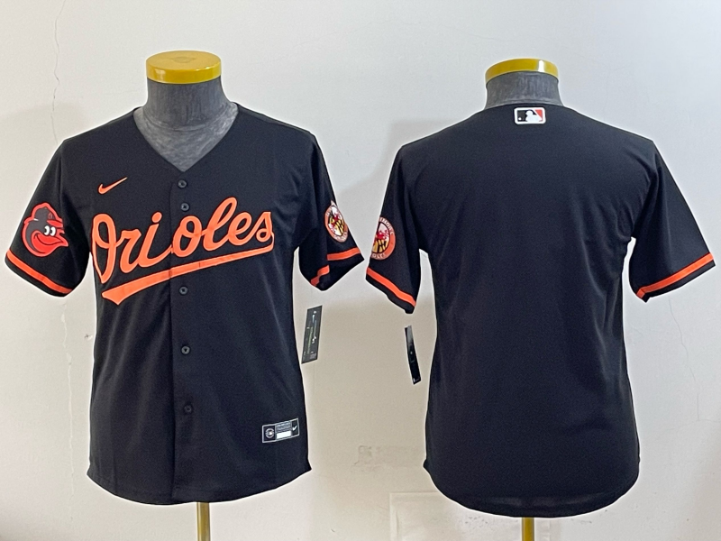 Youth 2025 Baltimore Orioles Blank black Nike MLB Jersey 006